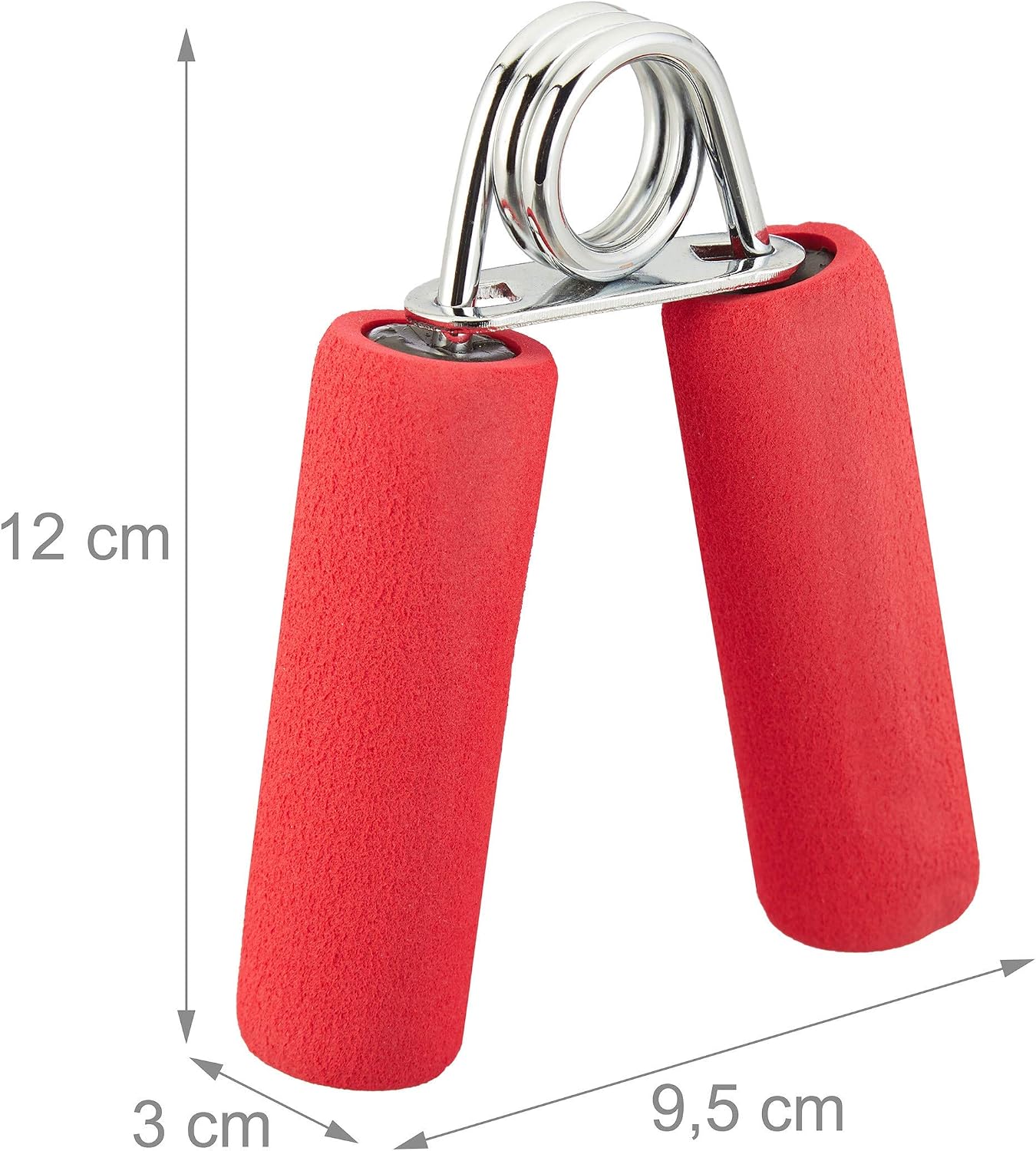 Relaxdays Hand Trainer Set Of 2, Foam Grips, Gripping Exerciser, Finger Muscle Training, Iron Spring, 10027912_47 - Image 5