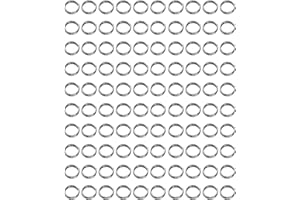 LEFENG SPORTS LeFeng 100 Pcs 2BA Dart Shaft Steel O-Rings, Stainless Steel Anti-Slip Rings for Soft & Steel Tip Darts, Durable Accessories for Precision & Stability