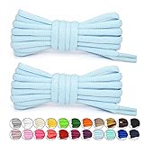 Stepace [2 Pairs Half Round Shoe Laces 1/4" Width