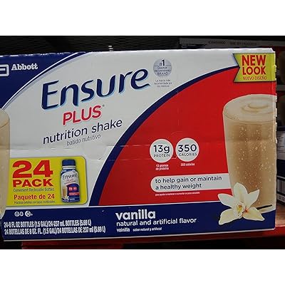 Buy Ensure Plus 24 8 Fl Oz Nutrition Shake Vanilla 192 Fl Oz Online In Ghana B00opcx998
