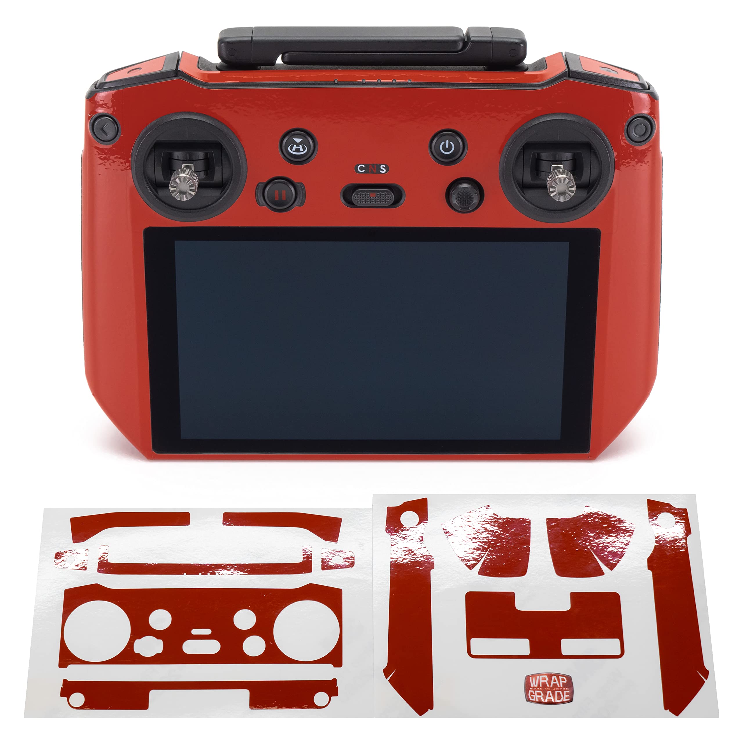WRAPGRADE Skin Stickers for DJI RC PRO (SUPER RED)