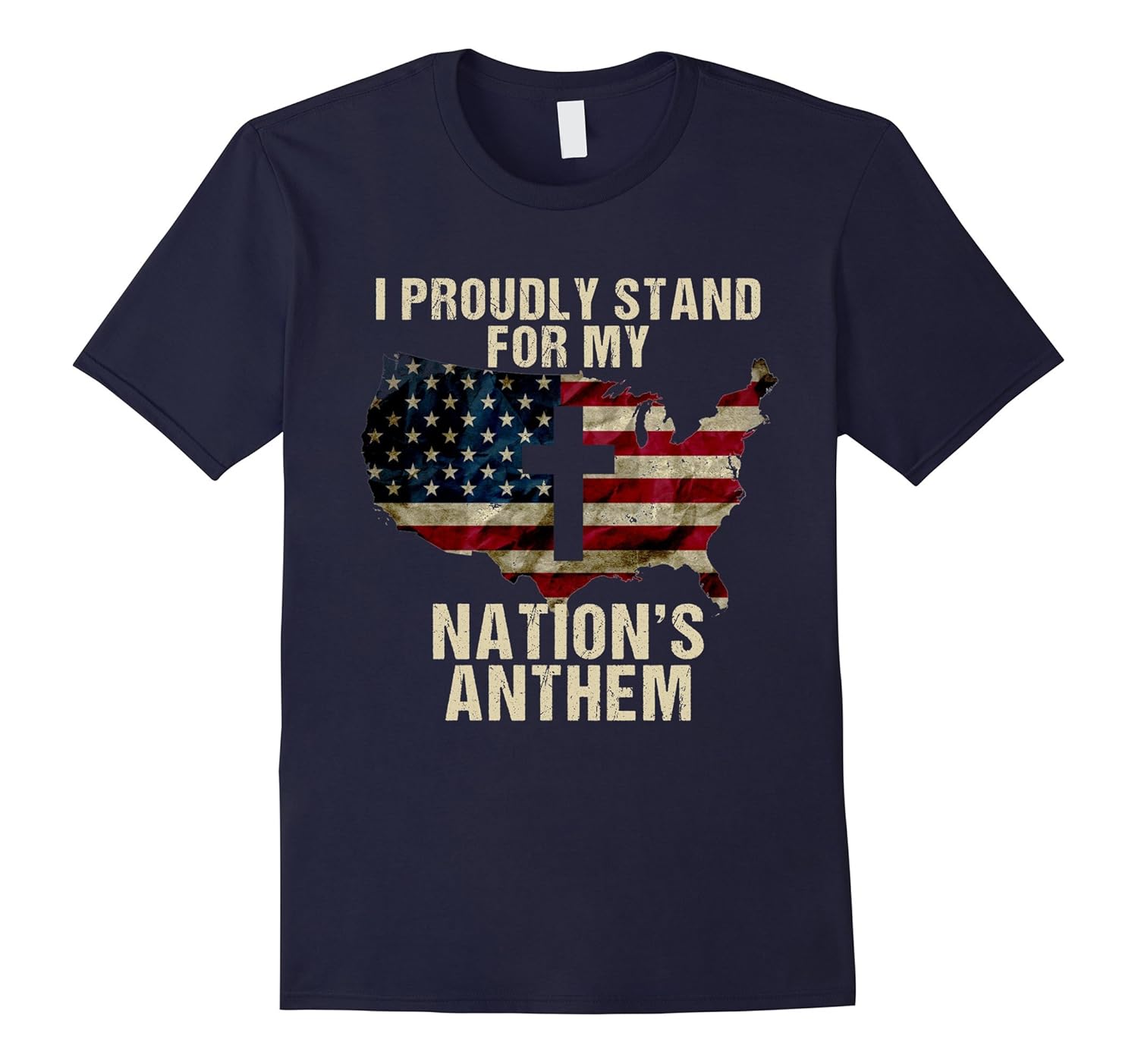 American Anthem: Patriotic American Flag T-shirt-ANZ