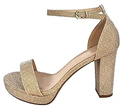 Over the Toe Strap Ankle Strap Platform High Heel