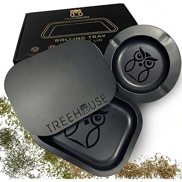 tobacco tray set Black Rolling with Magnetic Lid 7"x5" Cutter The torch cigar lighter delivers a powerful jet flame and includes a 0.39 Amazon Best Sellers: Best Cigarette