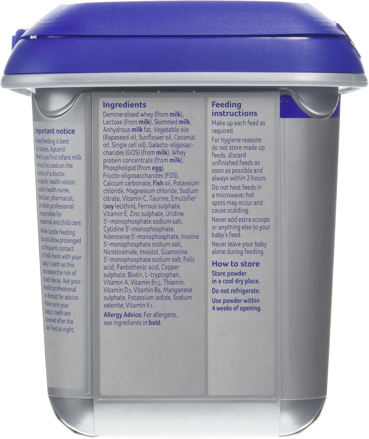 aptamil profutura first infant milk