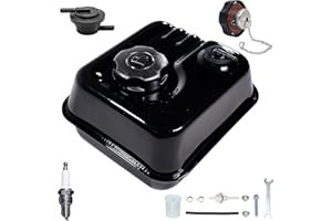 JMCHstore Gas Fuel Tank w/Roll Over Valve for Predator 212 6.5HP Hemi Engine, For Harbor Freight Loncin Motor 210FA 212cc Engine Modle, OEM Gas Tank Kit 60363