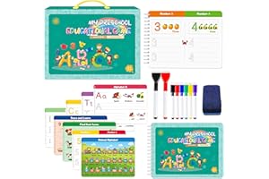 AOSEMILI Handwriting Practice Without Tears for Kindergarten,Preschool Learning Activities Learn to Write Alphabet Number Workbook Letter Tracing for Kids Ages 3-5