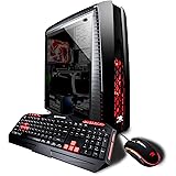 iBUYPOWER Gaming Elite Desktop PC AM8510i Intel i7-8700 3.20GHz, AMD Radeon RX 580 4GB, 8GB DDR4 RAM, 1TB 7200RPM HDD, Wifi, RGB, Win 10, VR Ready