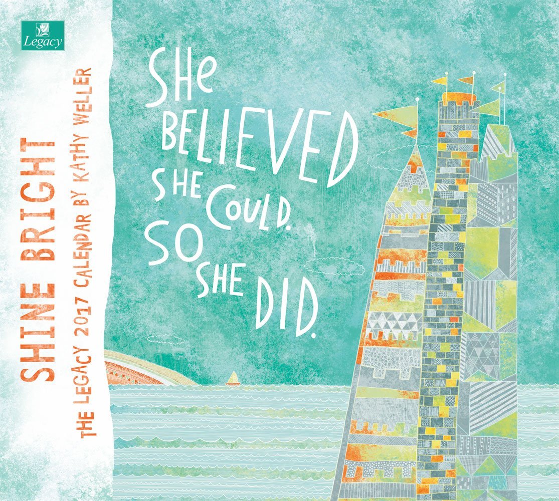 Best 2017 desk calendar inspirational