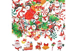 TOYMIS 300pcs Edible Wafer Paper Cupcake Decorations & Cake Toppers for Xmas Festival & Birthday Party Food Decor
