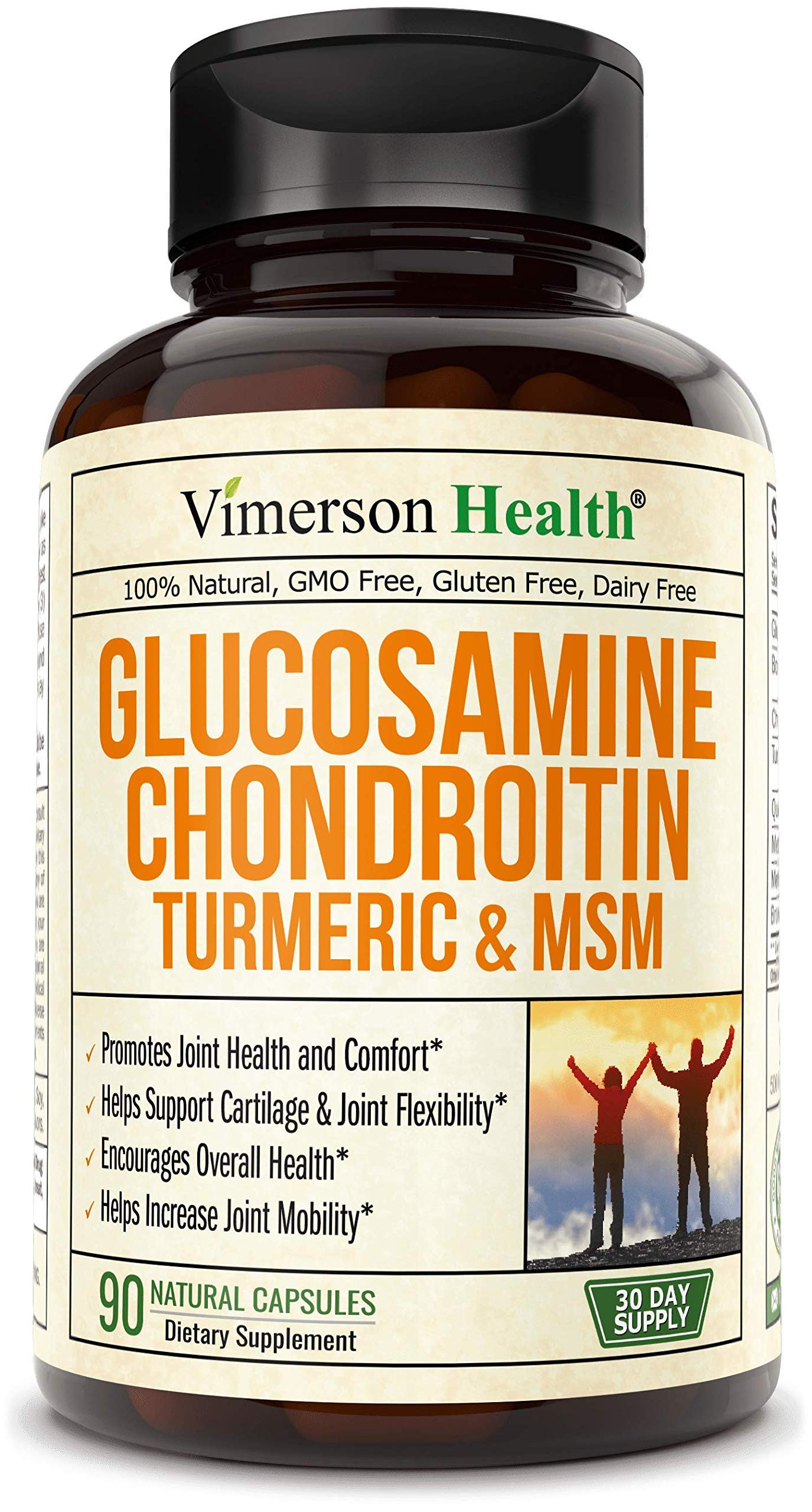 Glucosamine with Chondroitin Turmeric MSM Boswellia. Supports