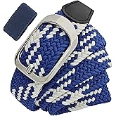 JIFANPAUL Elastic Braided Belt for Men and Women,Stretchable Adjustable Web Woven Belt for Work,Casual Wear, and Golf