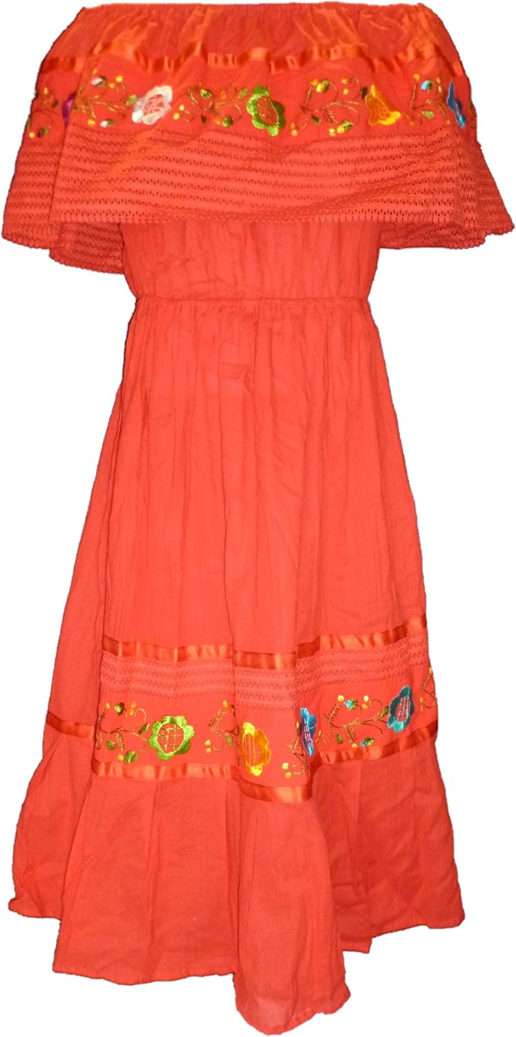 mexican dress red