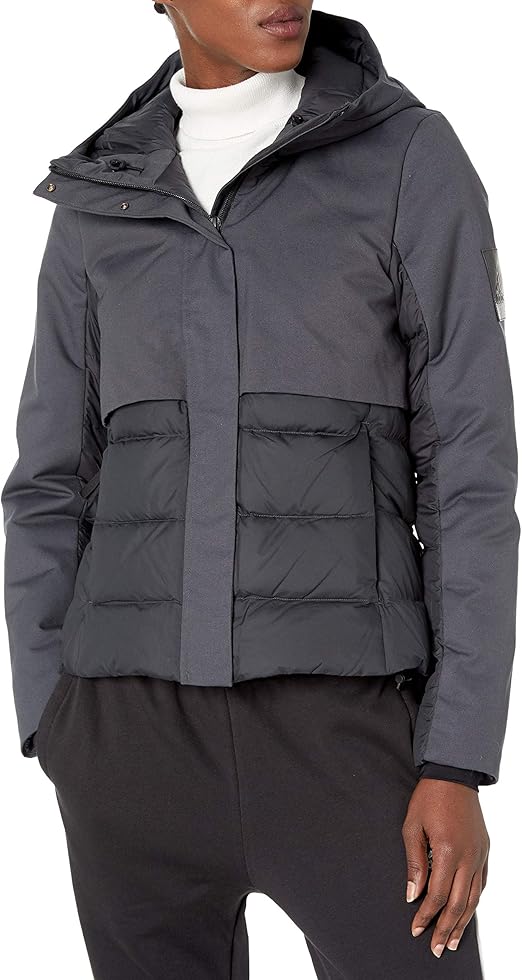 women's adidas outdoor hooded climawarm down jacket