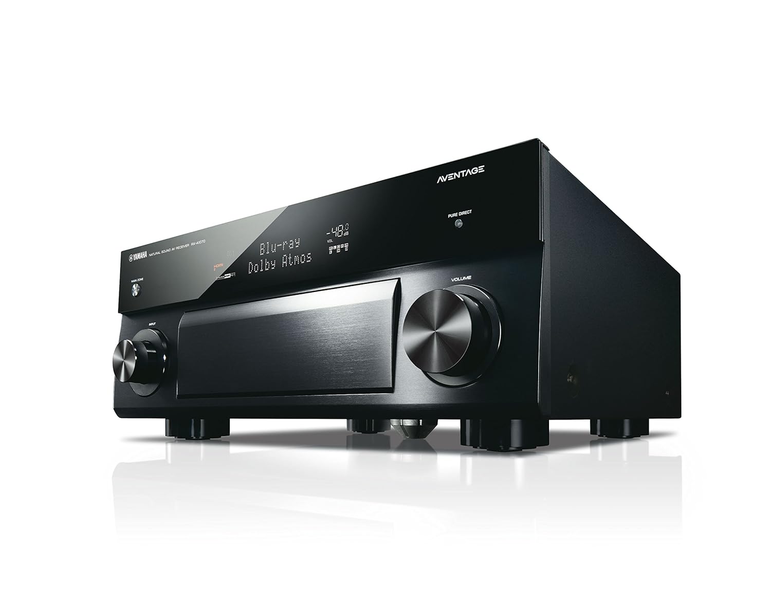 Yamaha AVENTAGE Audio & Video Component Receiver, Black (RX-A1070BL), Works with Alexa