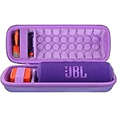 khanka Case for JBL Flip 7/Flip 6 Waterproof Portable Bluetooth Speaker,Case Only(Purple)