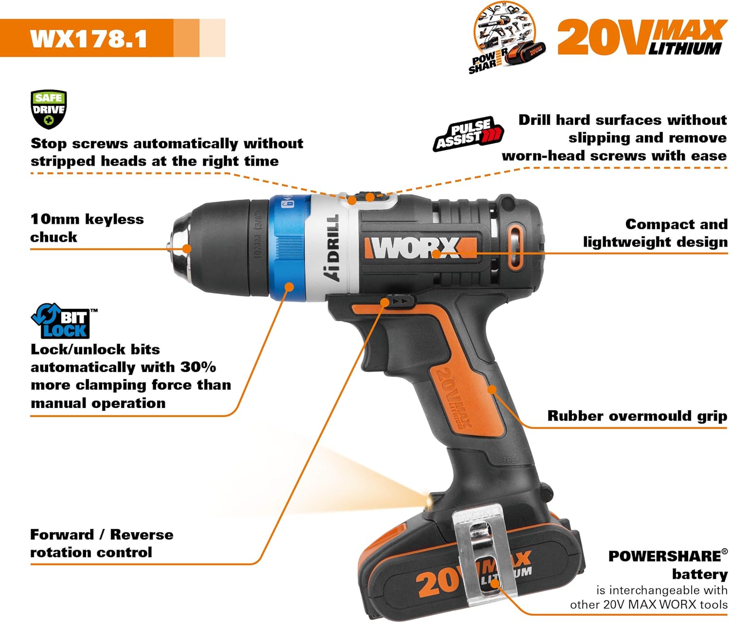 шуруповерт worx wx372 20v 2. 1. шуруповерт worx aidrill wx178. шуруповерт аккумуляторный worx wx128. Worx wx178.