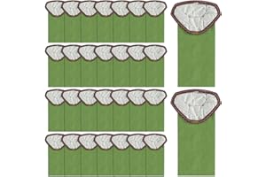 30 Pack 107313 Micro Filter Bag Replacement for 10 Quart Backpack Vacuum Pro 10 Series, Open Triangular Collar, for Home, hot