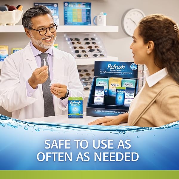 REFRESH RELIEVA PF PRESERVATIVE-FREE TEARS, 0.01 FL OZ (0.4 ML), 30 SINGLE-USE CONTAINERS