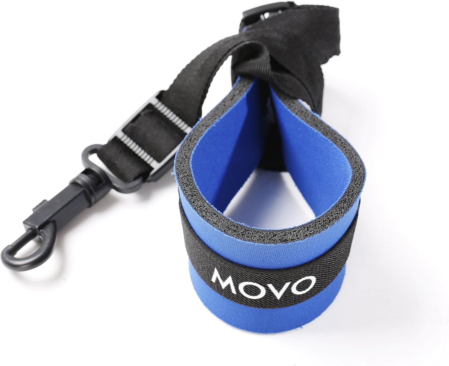 Movo MS-20R-B Music Instrument Neck Strap for Saxophones, Horns, Bass Clarinets, Bassoons, Oboes and More (Blue - Short Length): Musical Instruments
