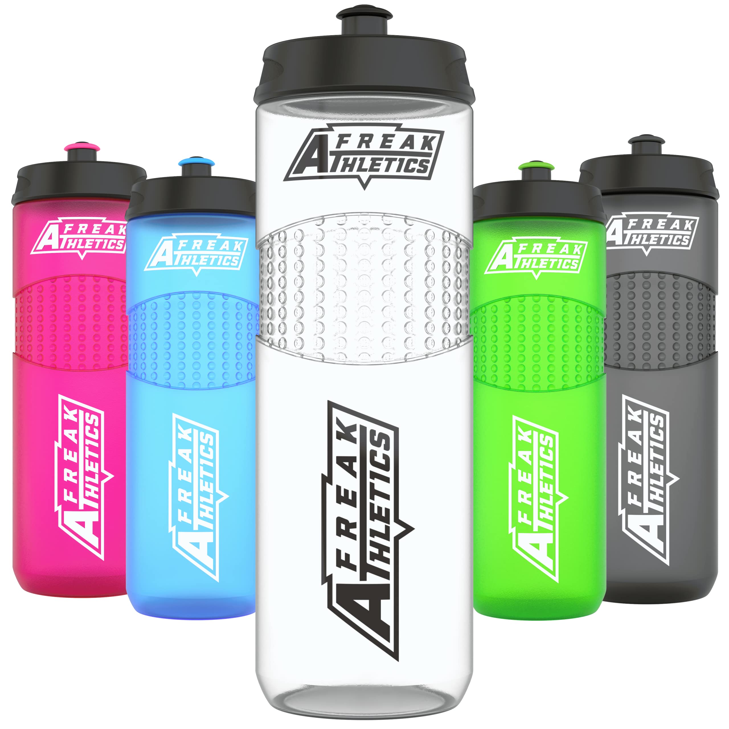 Freak Athletics Water Bottle - Premium BPA Free Sports Bottle 750ml (Clear Transparent) — image 1