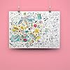 Omy Giant Coloring Poster Pop Art for Kids & Adults, 40 x 28 Inches ...