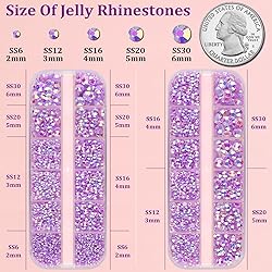 Resin Jelly Rhinestones for Crafting with B7000