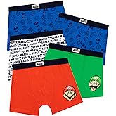 Super Mario Boys Underwear 5 Pack, Gaming Boys' Underwear, Kids Boxers