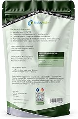 NutriVolv Nettle Leaf Tablets 2000 mg 120 Vegan Non-GMO view 6