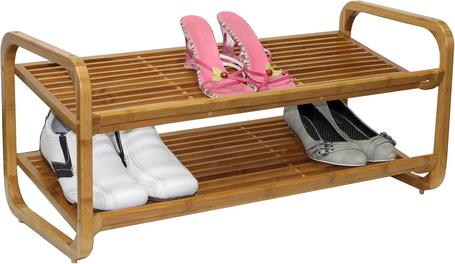 Best 2 Tier Wooden Shoe Rack