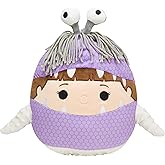 Squishmallows Pixar 14-Inch Boo Plush - Add Boo to Your Squad, Ultrasoft Stuffed Animal Large Plush Toy, Official Kellytoy Plush - Amazon Exclusive