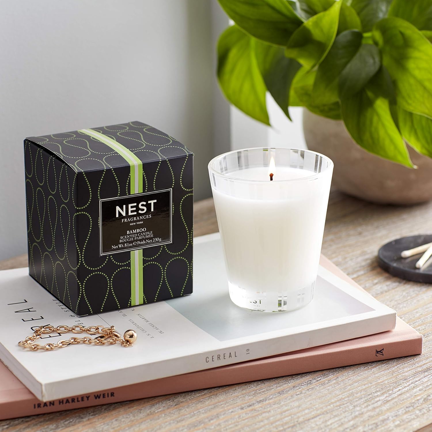NEST Fragrances Classic Candle- White Camellia , 8.1 oz: Home & Kitchen