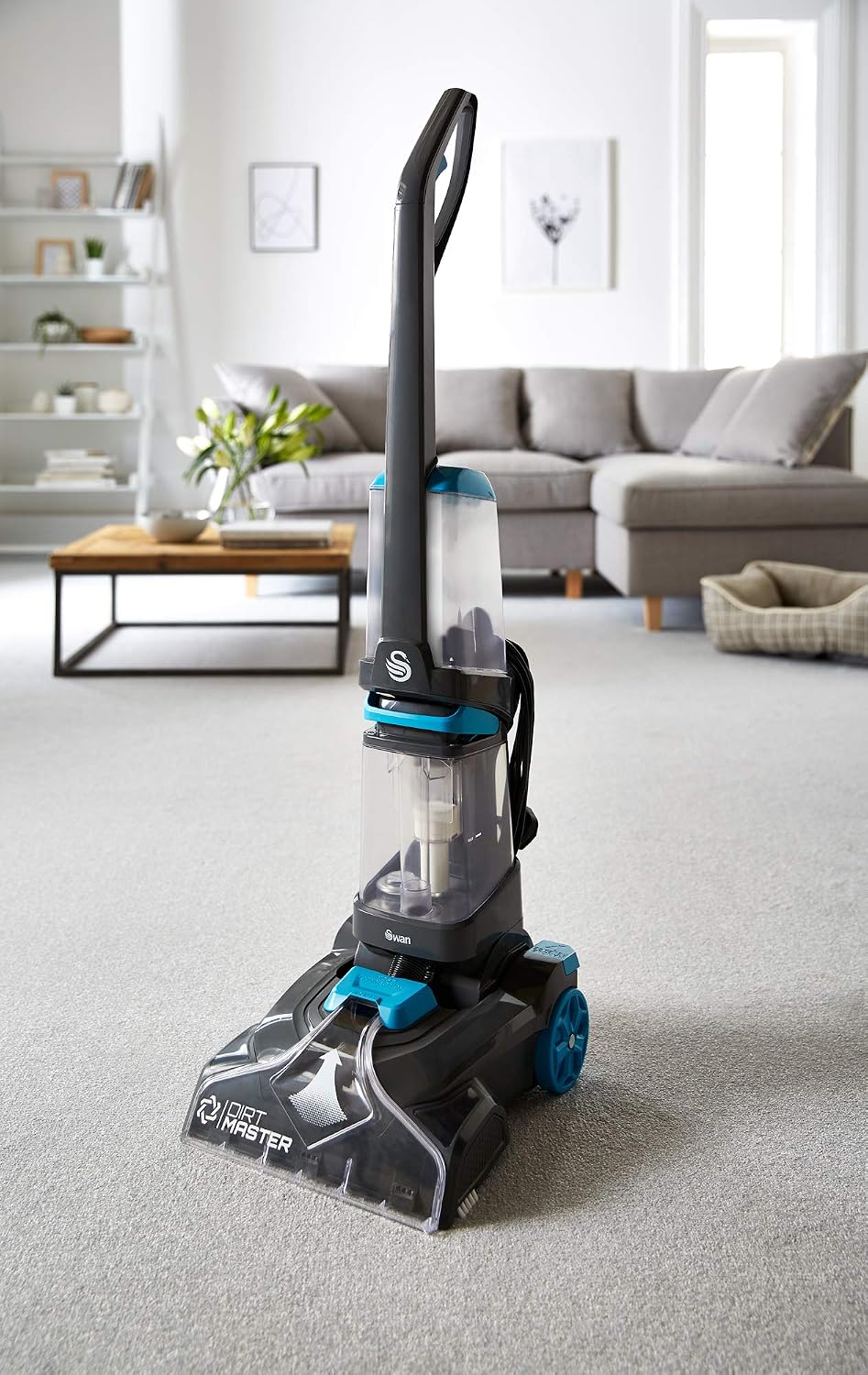 Swan Dirtmaster SC17320N Pro Carpet Cleaner, Lightweight Superior Wet Cleaner for Carpets Rugs, Upholstery & Car Seats - Image 3