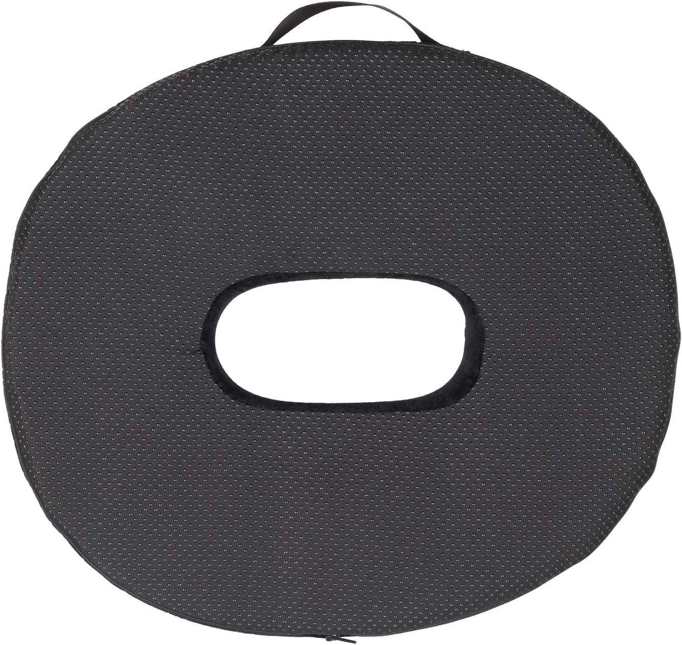 FOMI Extra Thick Donut Memory Foam Seat Cushion Care | 18" x 16" x 3.5" | Large Tailbone Pillow for Car, Truck, Office Chair, Wheelchair | Back, Bed Sores, Coccyx, Hemorrhoid, Sciatica Pain Relief: Home & Kitchen