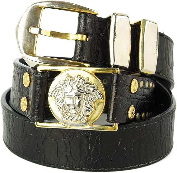 medusa stud leather belt bag