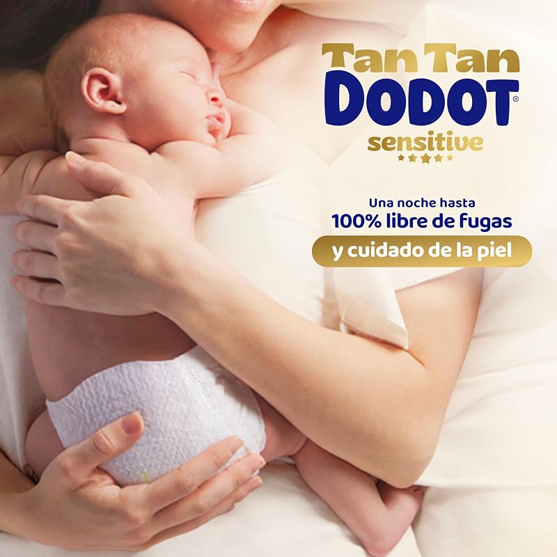 Pañales Bebé Sensitive Talla 1 (2-5 kg), 172 Pañales + 1 Pack de 40 Toallitas Gratis de Aqua Plastic Free, Nº1 en Protección de la Piel de Dodot, Pack Mensual