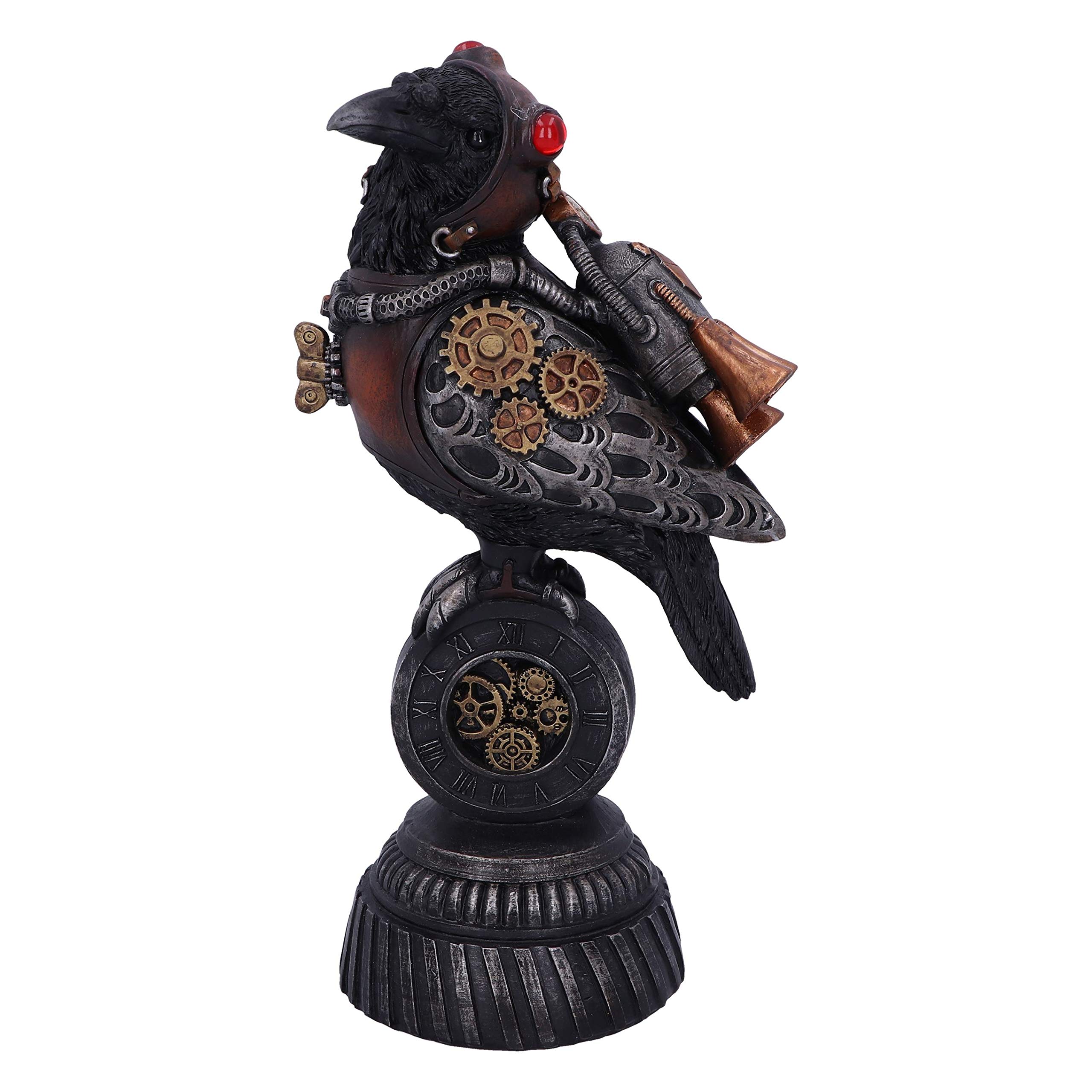 Nemesis Now Steampunk Rivet Raven Figurine, 24cm, Bronze — image 1