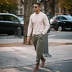 Jousen Mens Boots Retro Chelsea Boots Mens Casual