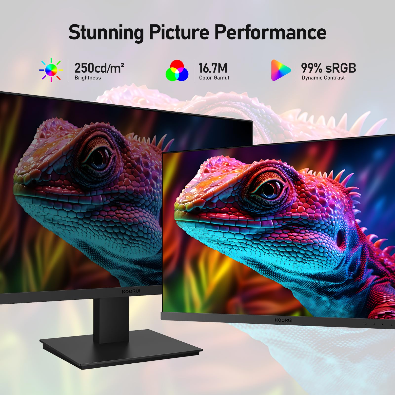 KOORUI 27 Inch Gaming Monitor