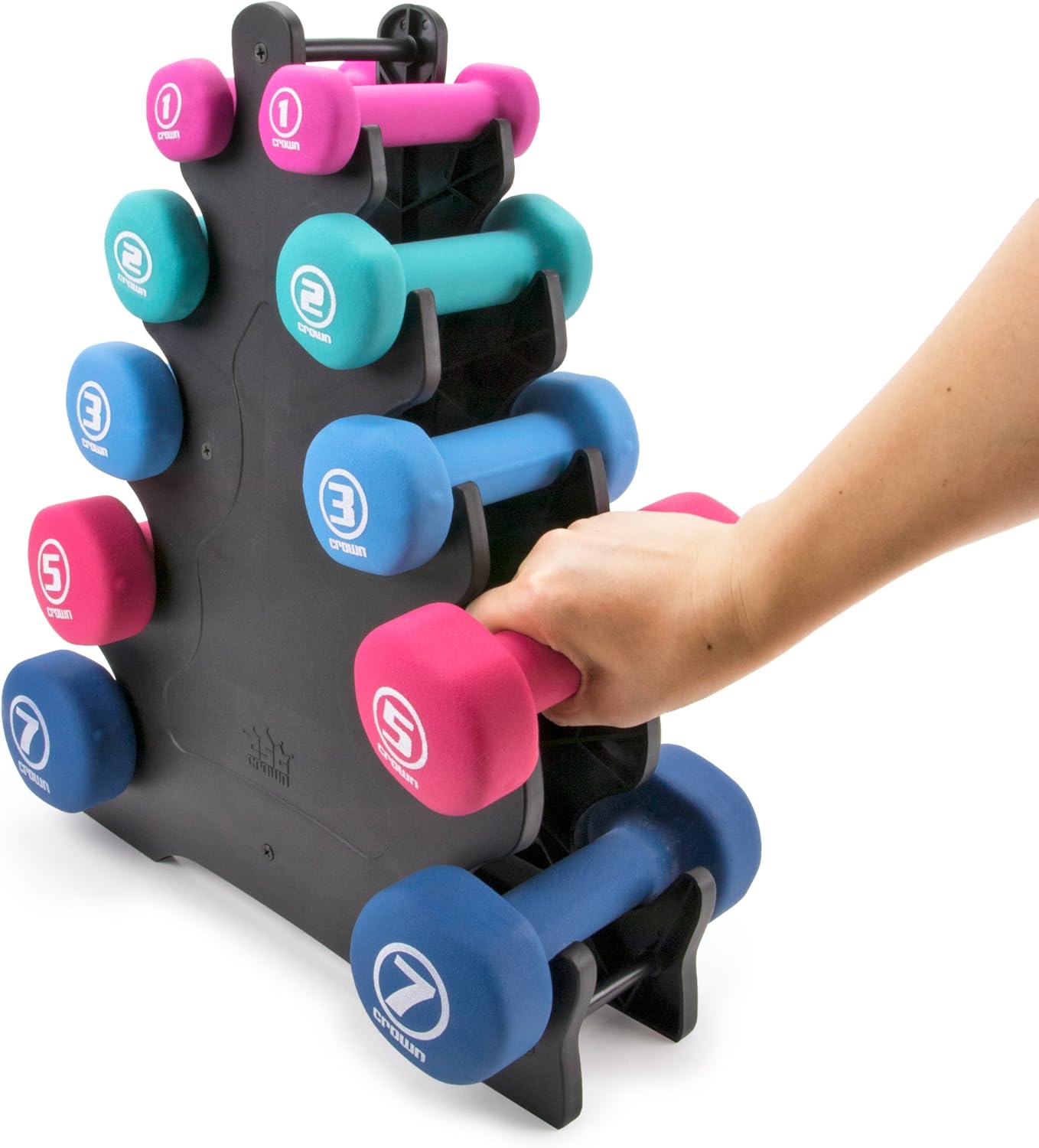 Dumbbell Storage Rack 3Tier Dumbbell Rack Compact Dumbbell Bracket for