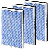 Pulluty MSA3/MSA3S HEPA Replacement Filter for Membrane Solutions MSA3 and MSA3S Air Purifier,Upgraded 4-in-1 H13 True HEPA and Activated Carbon Filter with OdallerPure Technology,3 Pack