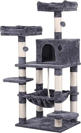 large cat play tower