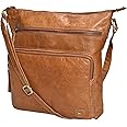 Real Leather Crossbody Bags Purses for Women Shoulder Handbags Crossover Handmade Stylish Trendy Pocketbook