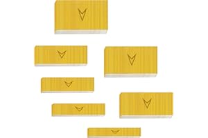 HAMWOO 23 Gauge Pin Nails, Headless Pinner Nails, Assorted 3/8 Inch to 1-3/8 Inch for Molding Cabinetry Building,photo frame,