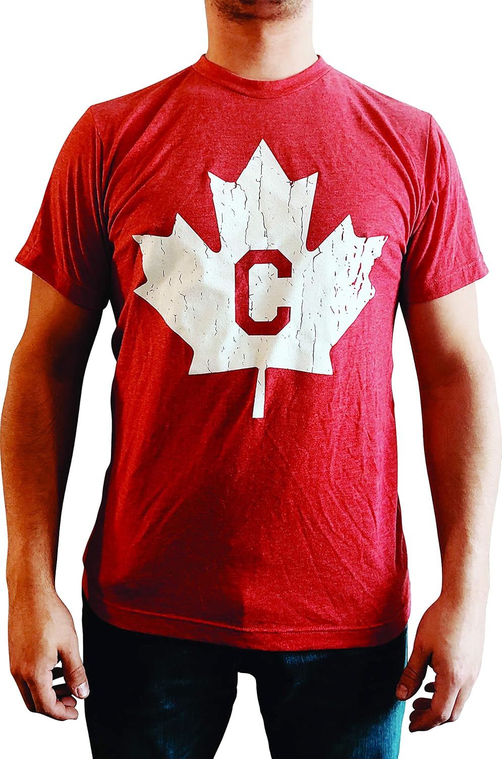 Vintage canada pride t shirt maple leaf unisex heather red  stellanovelty