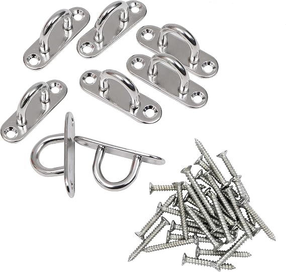 OPIOL QUALITY® Augplatte Rund mit Gewinde aus Edelstahl A2 V2A Wandöse