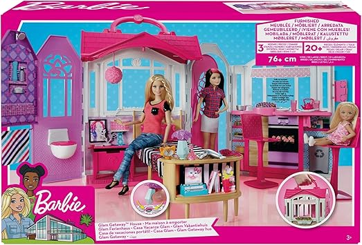 mattel barbie glam house set