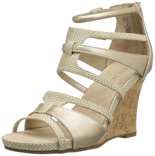 aerosoles gold sandals