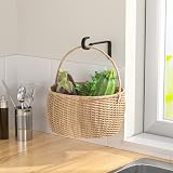 saffruff 14.5 cm Hanging Basket Brackets 2 Pack Black Wall Hooks Garden view 6