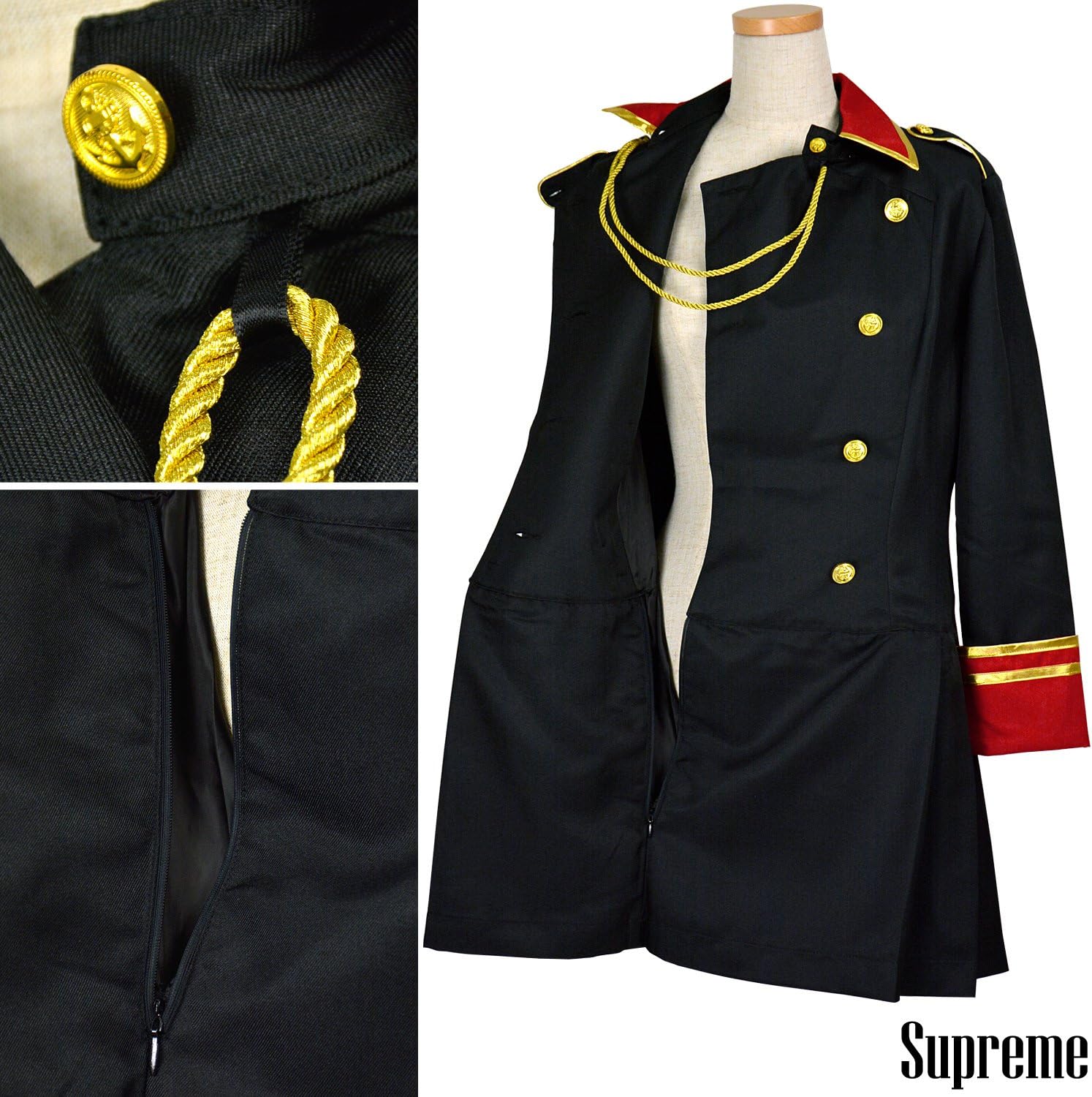 Amazon 8mm マント付き ミリタリー ワンピース 軍服 ハロウィン レディースサイズ 5l カーキ コスプレ 仮装 通販